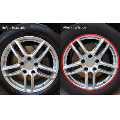 Reflective Motorcycle Wheel Rim Stripe Tape - 17" & 18" Waterproof Tire Stickers for Moto Styling & Decoration