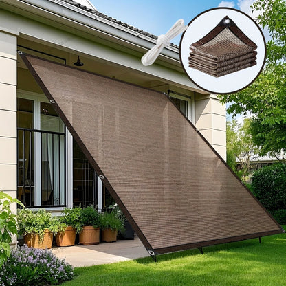 Garden Shade Cloth - Sun Shade Fabric with Grommets for Patio, Pergola, Garden & Greenhouse