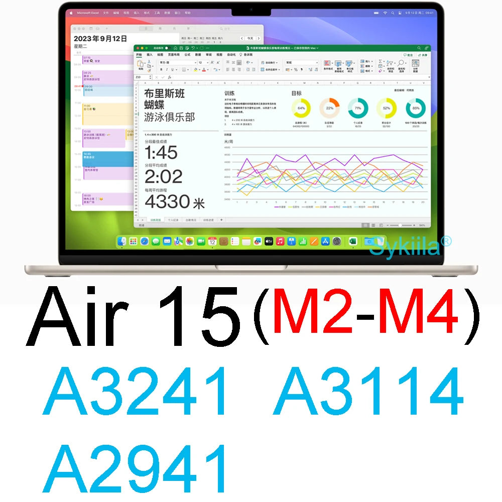 HD Soft Screen Protector for MacBook — Fits Air 13/15 & Pro 13/14/15/16 (M1–M5, Models A3113/A3434/A3421/A3420)