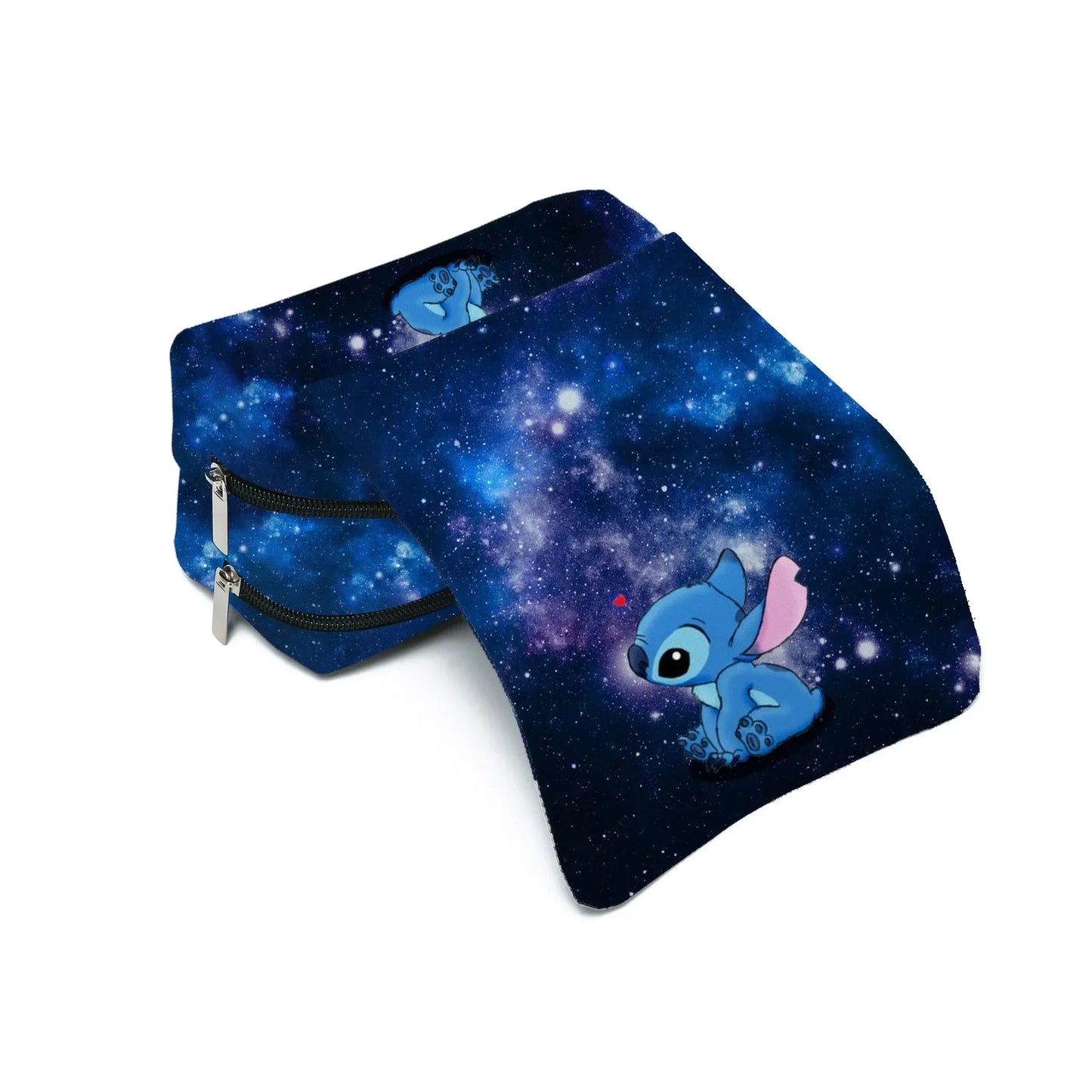 Stitch Fully Printed Flap Pencil Case – Kawaii Anime Stationery Box for School Girls