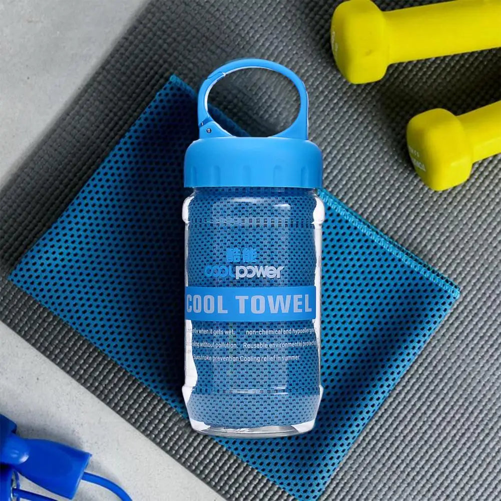 Instant Cooling Sports Towel – Quick-Dry Sweat-Absorbent Gym, Yoga & Workout Fitness Towel