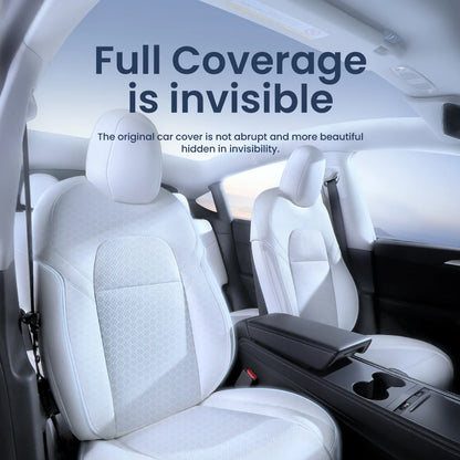 YZ Tesla Seat Cushion Cover — Ventilated Cooling Car Seat with Fan for Model 3 & Model Y | Breathable Summer Accessory
