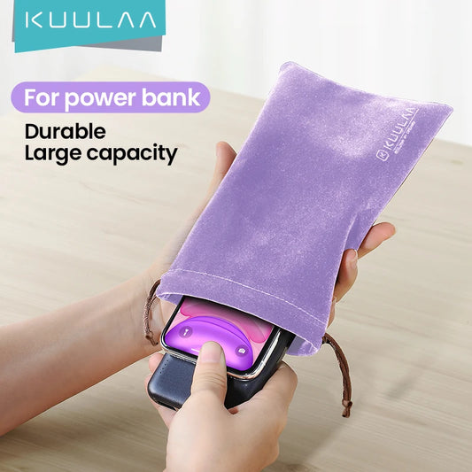 KUULAA Waterproof Power Bank Case - Universal Phone Pouch for iPhone, Samsung, Xiaomi, Huawei - Mobile Accessories Storage Bag