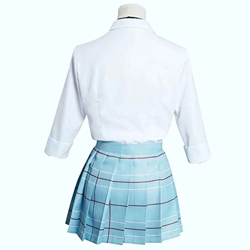 Kitagawa Marin Cosplay Costume — My Dress-Up Darling Anime School Uniform Dress with Wig & Earrings for Girls