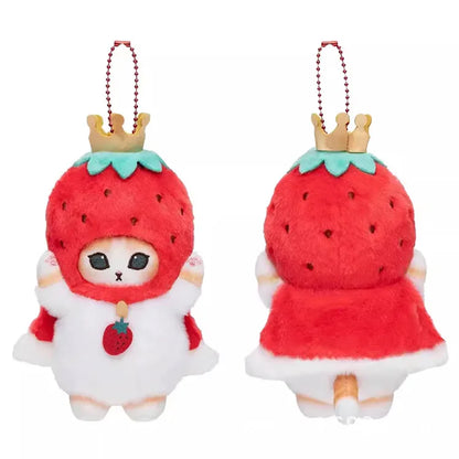 Kawaii Mofusand Shark Cat Keychain – Cute Cartoon Pendant Doll for Backpack & Decor
