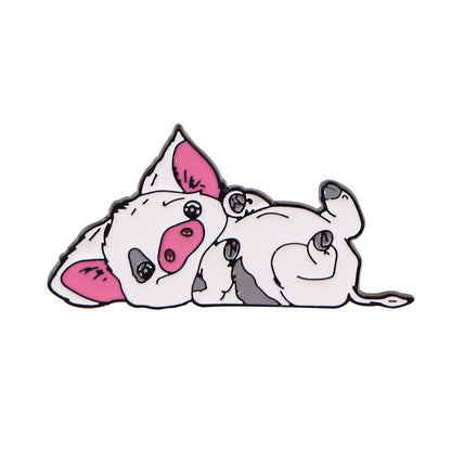 Cute Pig & Chicken Enamel Brooches — Lapel Pins for Women, Backpacks, Clothing & Accessories Gift