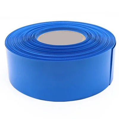 18650 LiPo Battery PVC Heat Shrink Tube – 85–400mm Insulated Blue Cable Sleeve Wrap for Lithium Battery Packs