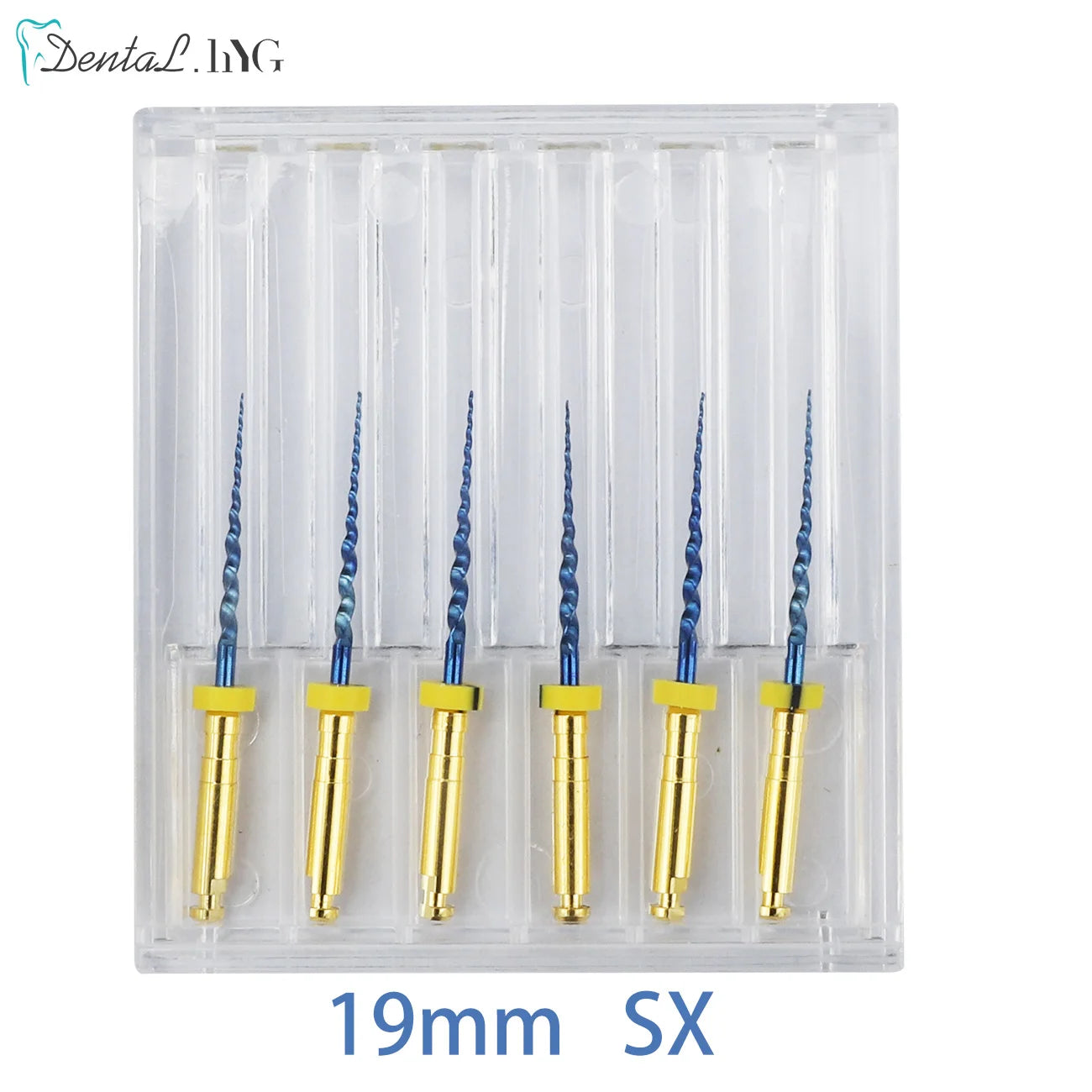 Dental SX-F3 Blue Nitinol Rotary Files – Endodontic Root Canal Engine Tool for Dentistry