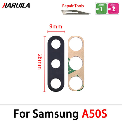 Rear Camera Glass Lens Replacement with Adhesive for Samsung M Series & A Series (M51, A10s, A20s, A12, A50s, A51, A71, M21, M31s)