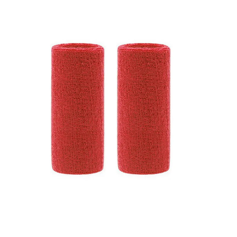 2PCS Sports Wristbands – Tennis & Fitness Sweat Bands for Basketball, Volleyball, Padel with Wrist Guard Cuffs