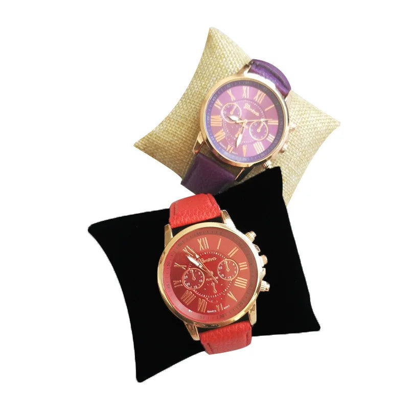 Portable EVA Watch Carrying Case – Hard Travel Storage Box with Pillow for Wristwatches & Jewelry