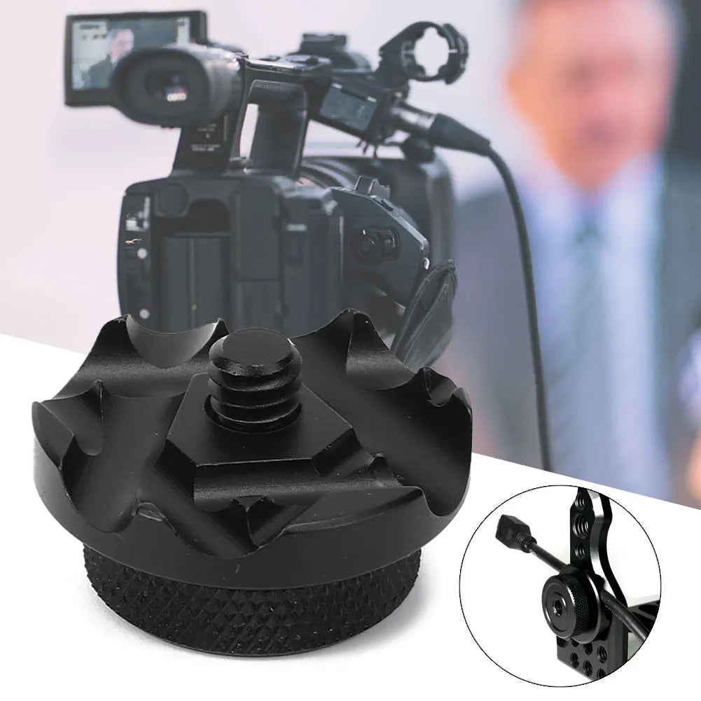 Aluminium Alloy Cable Clamp – Round Wire Fixator for SLR Camera Cage and Cable Management