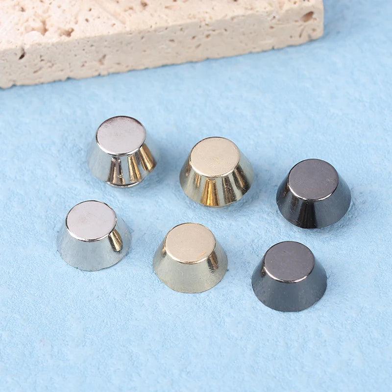 10 Sets Metal Bag Bottom Rivets – DIY Leather Stud Feet Studs for Bag Wear Protection, Strap & Belt Accessories Hardware Kit