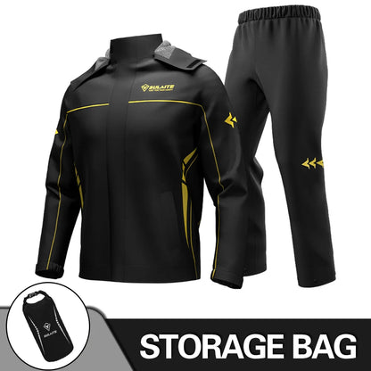 Waterproof Motorcycle Raincoat Suit – Men & Women Moto Raincoat Jacket & Pants Set for Bikers