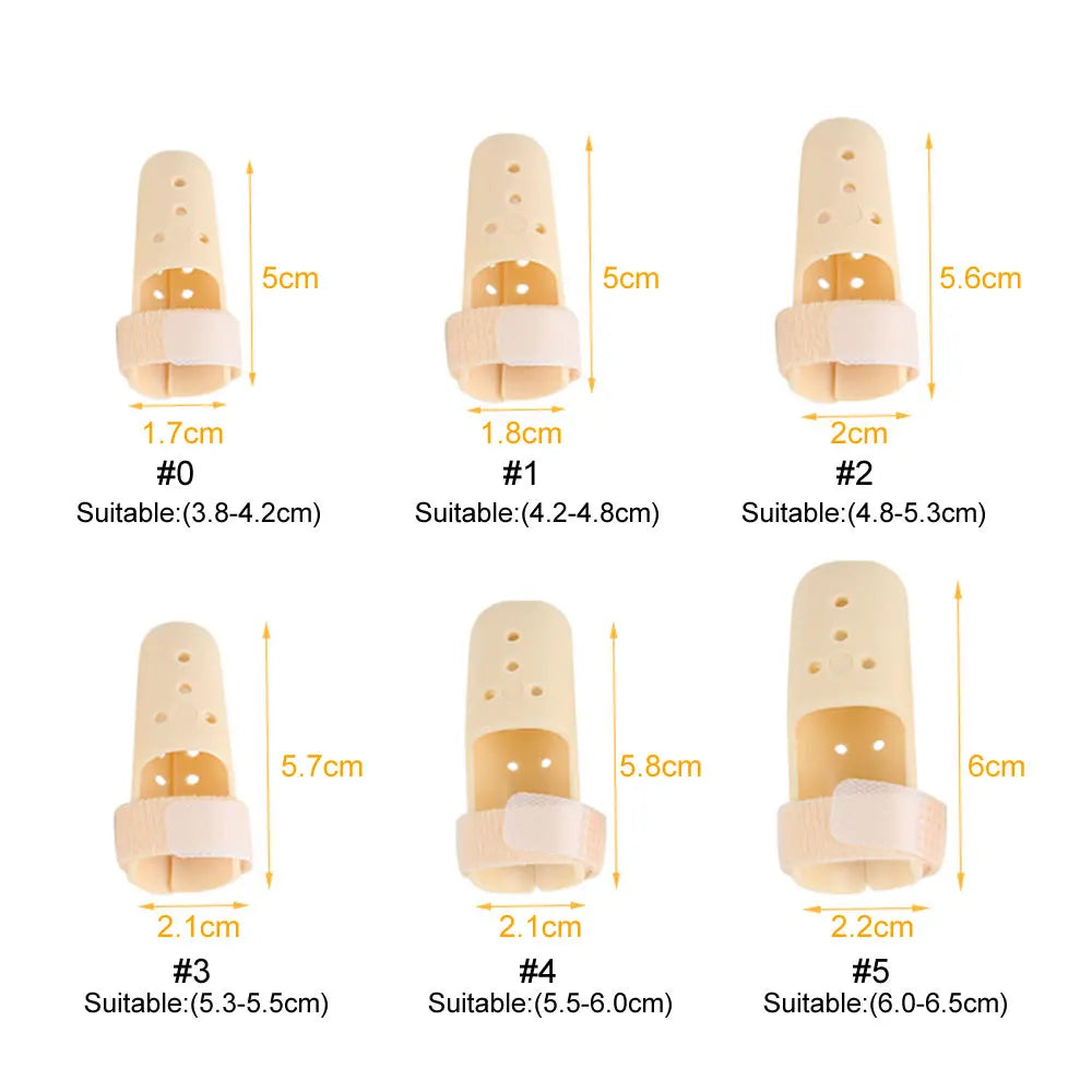 Tcare Adjustable Finger Splint Brace — Finger Support Protector for Arthritis, Joint Injury & Pain Relief