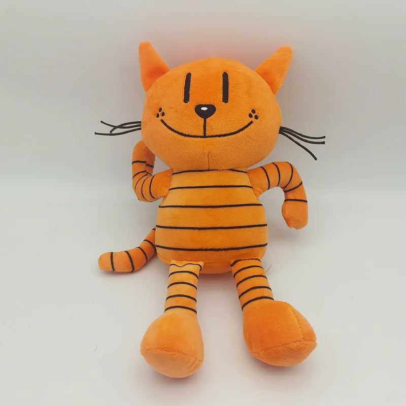New Dog & Cat Plush Toy – Anime Petey Puppy Stuffed Animal, Cartoon Plush Figure Pillow, Birthday Gift for Kids