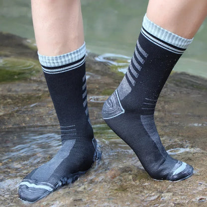 Waterproof Hiking Socks – Breathable Outdoor Winter Socks for Wading, Camping, Skiing, and Snow Riding
