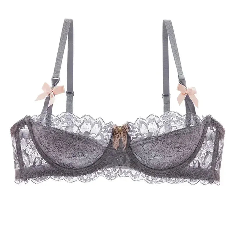 MOYISU French Romantic Lace Bra – Comfortable, Breathable & Sexy Slim Fit Underwear for Women