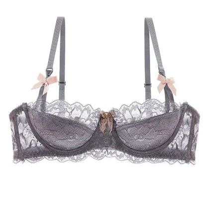 MOYISU French Romantic Lace Bra – Comfortable, Breathable & Sexy Slim Fit Underwear for Women
