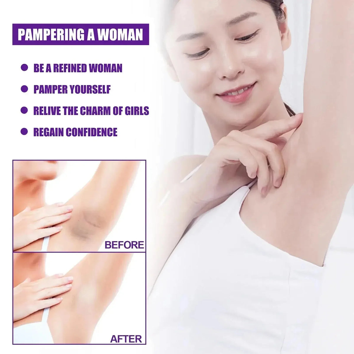 Intimate Brightening Cream - Moisturizing Skin Care for Underarms and Dark Spots