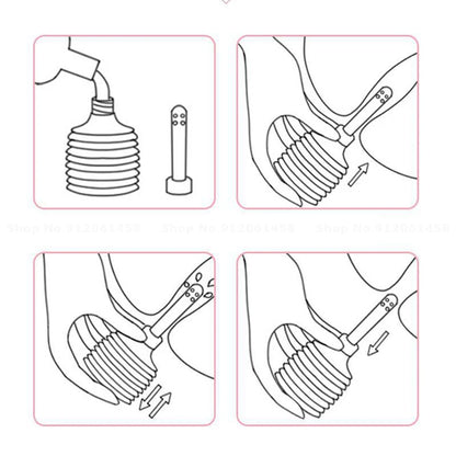 180ML Anal Cleansing Enema Bottle - Adult Intimate Care Tool for Personal Hygiene & Body Preparation