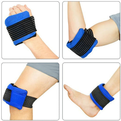 Reusable Ice Pack with Elastic Strap – Hot & Cold Therapy for Sports Injuries, First Aid, Knee, Back, Wrist, Shoulder & Arm Pain Relief