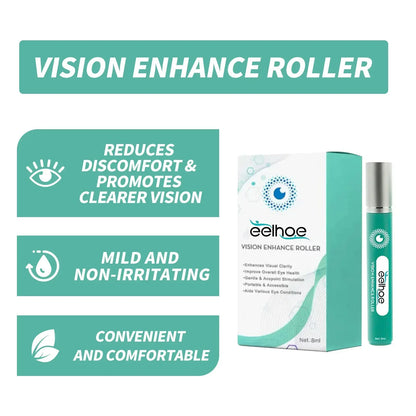 Vision Enhance Roller – Clearer Eyesight, Mild Relaxation Massage for Eye Fatigue, Dryness & Discomfort Relief