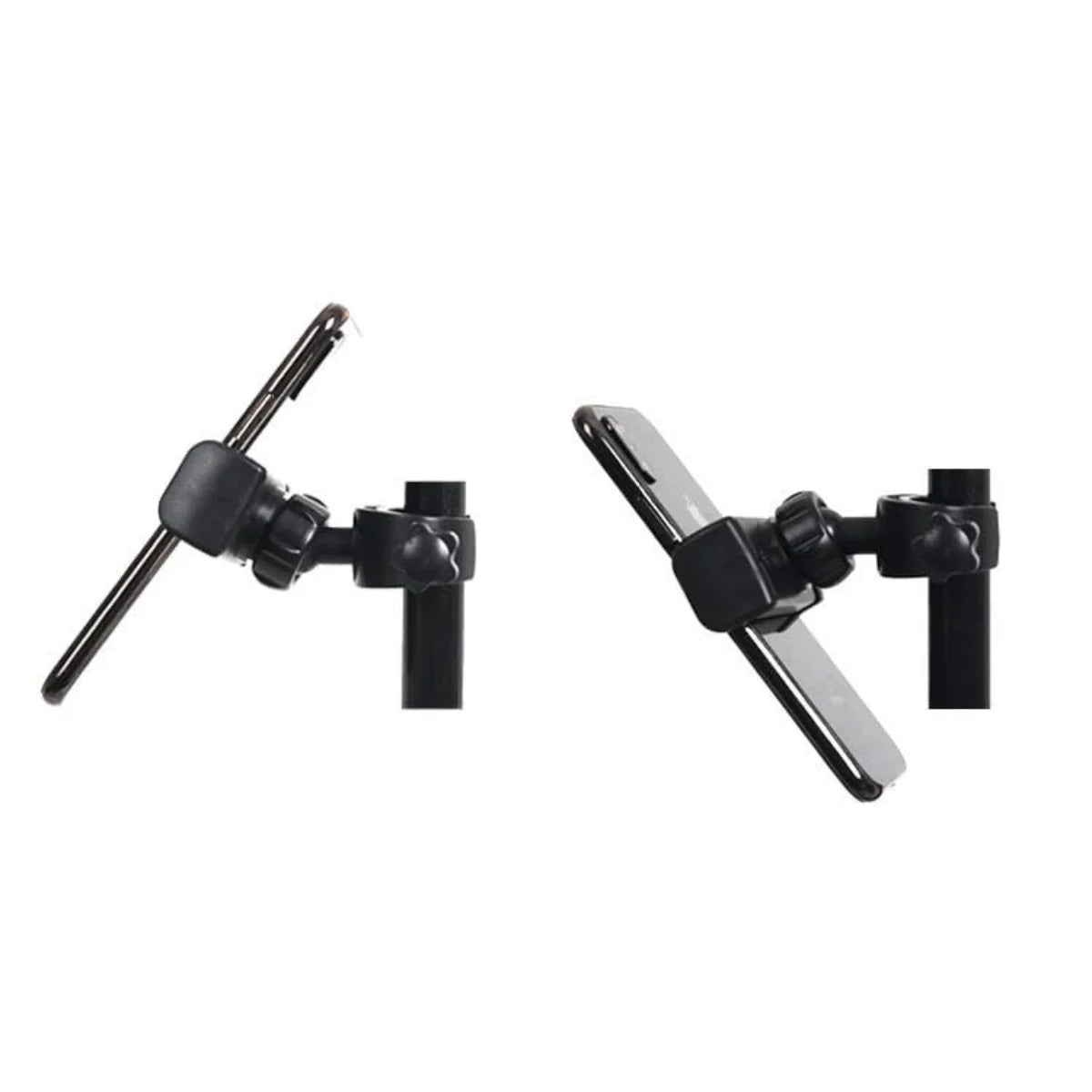 Universal C-Clip Phone Holder - 360° Rotating Mount for Boom Arms and Microphone Stands