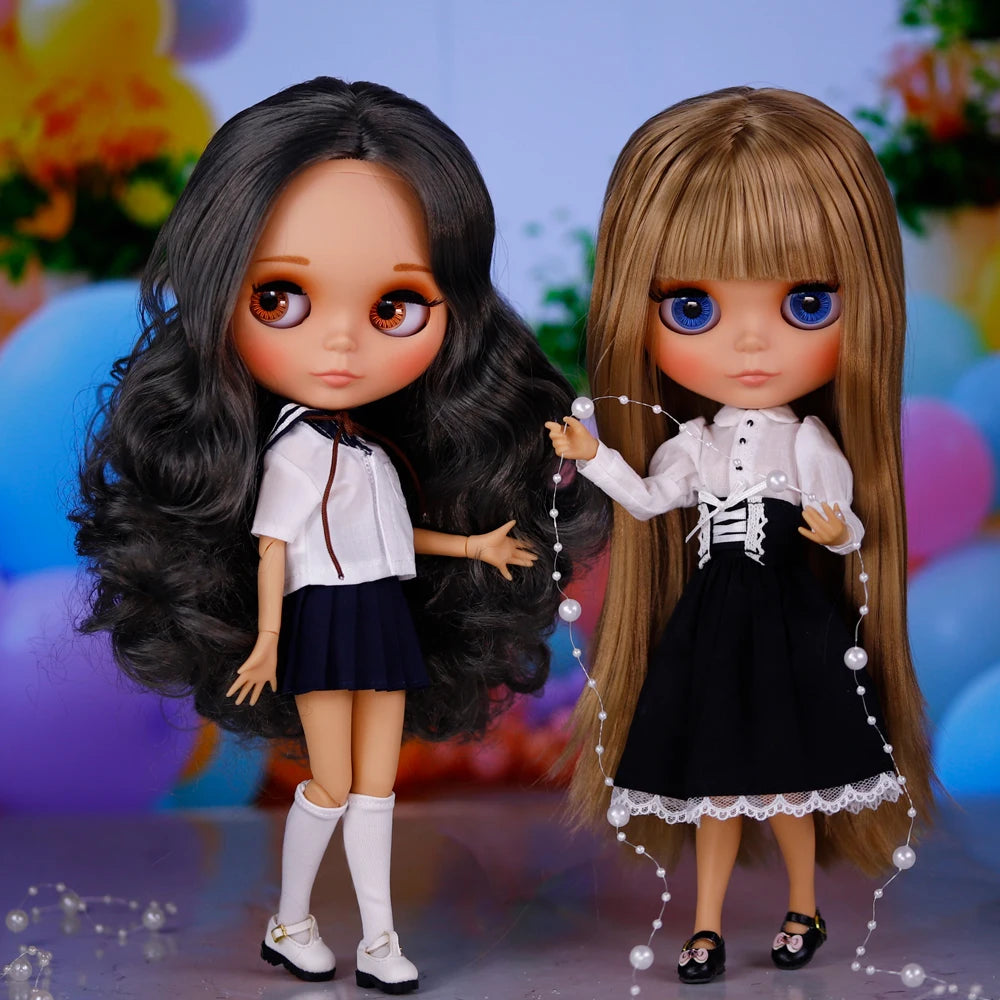 ICY DBS Blyth 1/6 Joint Doll – 30cm Tan Skin Matte Face BJD Girl Doll Toy Gift