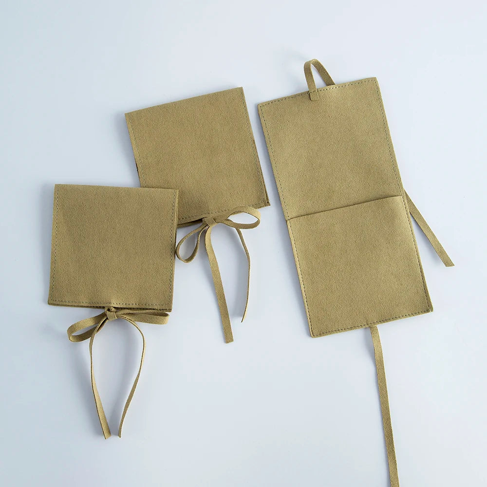 10PCS Velvet Jewelry Gift Pouches - Elegant Wedding Favor Bags & Microfiber Cosmetic Storage Bags