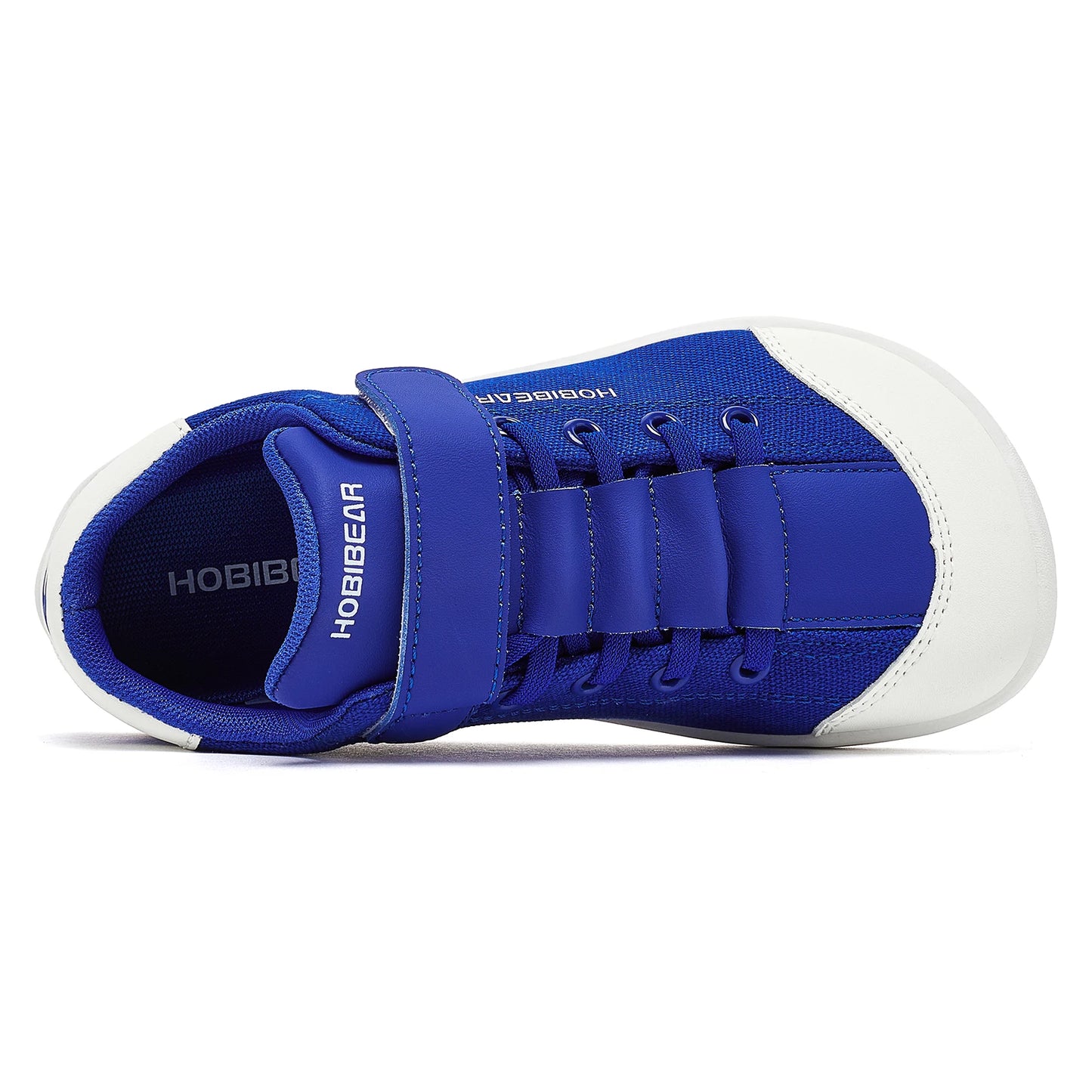 HOBIBEAR Kids Barefoot Shoes – Wide Toe Minimalist Sneakers for Boys & Girls, Lightweight Hook Loop, Artificial Leather & Fabric