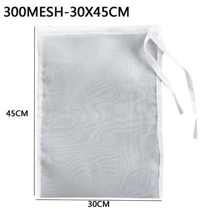 Nylon Filter Bags - Reusable Food Strainer Net for Tea, Milk, Cheese & Kitchen Use