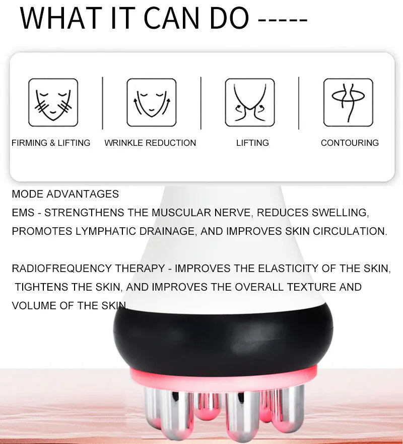 EMS Facial & Body RF Machine – Professional Radio Frequency Beauty Device for Skin Tightening, Face Lifting, and Anti-Aging