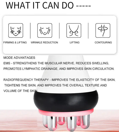 EMS Facial & Body RF Machine – Professional Radio Frequency Beauty Device for Skin Tightening, Face Lifting, and Anti-Aging Home Care