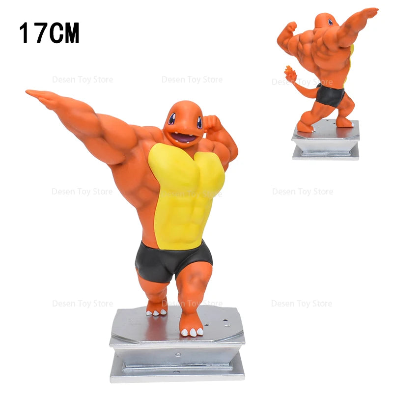 13 Styles Pokémon Muscle Figures – Magikarp, Snorlax, Dugtrio, Psyduck, Squirtle, Bulbasaur, Gengar PVC Action Toys