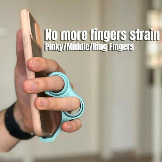 Multifunctional Ergonomic Mobile Phone Holder - Integrated Adjustable Stand