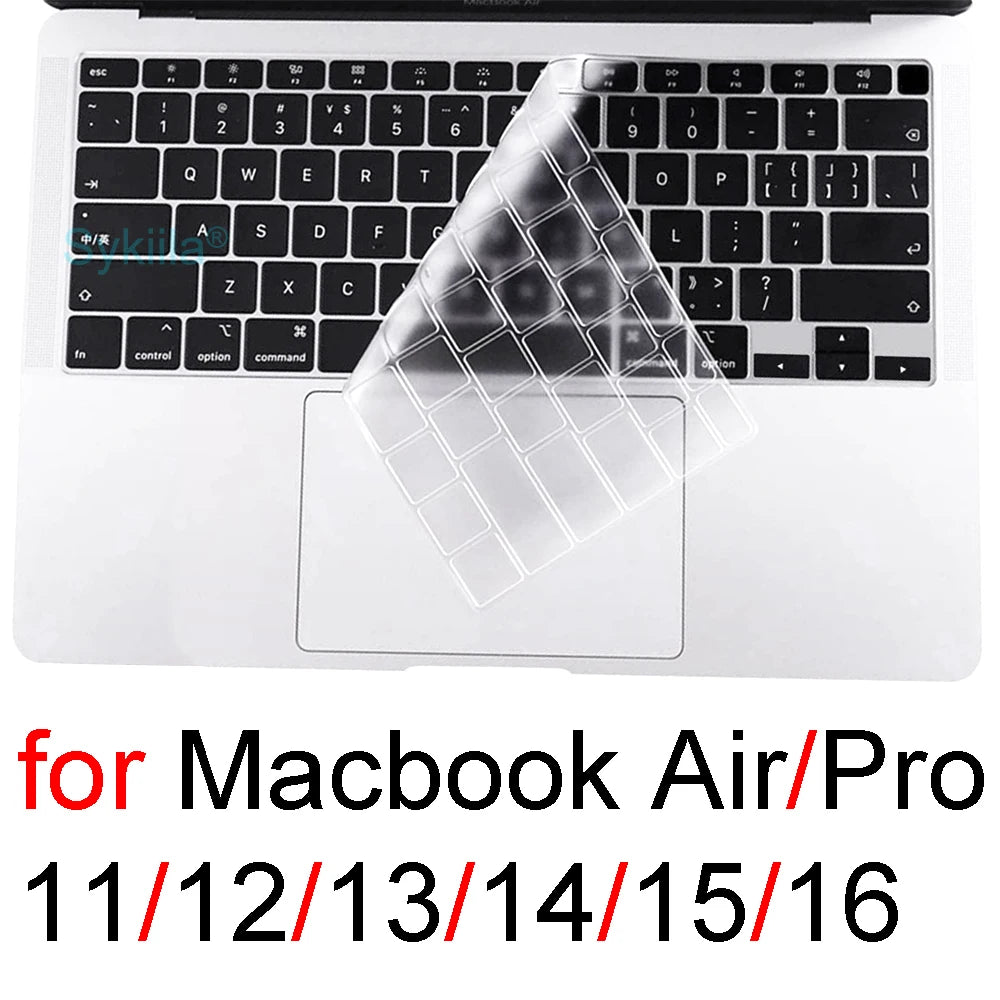 HD Soft Screen Protector for MacBook — Fits Air 13/15 & Pro 13/14/15/16 (M1–M5, Models A3113/A3434/A3421/A3420)