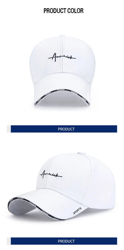 Women's Korean Letter Embroidery Baseball Cap – Breathable Sports Sun Hat