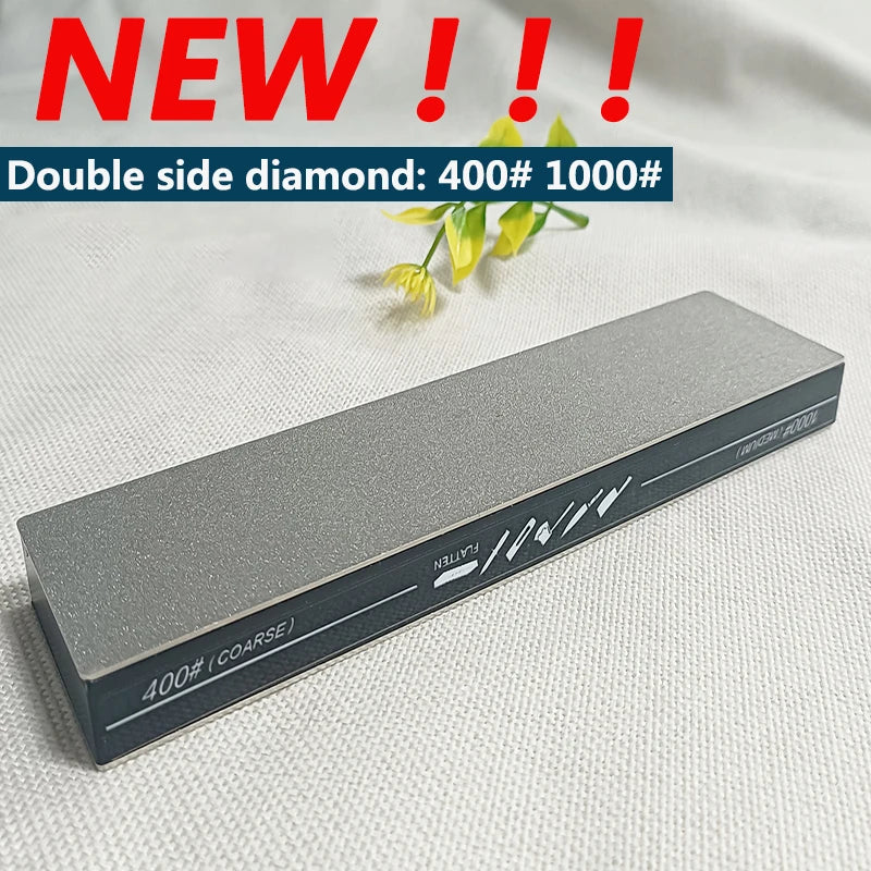 Professional Double-Sided Whetstone Knife Sharpener – Kitchen Sharpening Stone 240/600/1000/3000 Grit