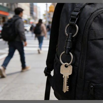 Quick Release Detachable Keychain - Heavy-Duty Split Key Ring for Men & Women