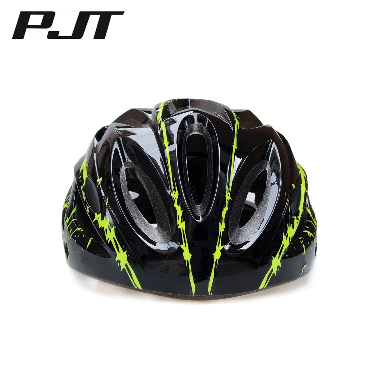PJT 4-in-1 Lightweight Cycling Helmet - 18 Breathable Holes, Detachable Sun Visor & Goggles for Adults, Road & MTB Bike Helmet