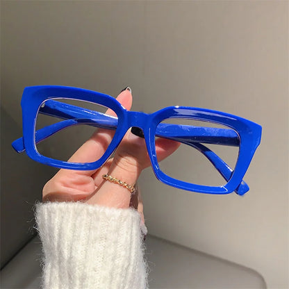 KAMMPT Fashion Square Glasses for Women & Men – Classic Blue Light Blocking Eyewear, Stylish Daily Designer Glasses