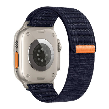 Nylon Strap for Apple Watch Band – Wave Pattern Bracelet for Ultra 2, iWatch Series 3-10, 38mm-49mm