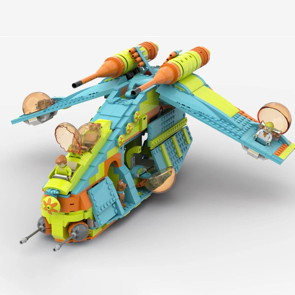 1116PCS MOC Space Patrol Dogs Building Blocks – Clone Wars Coruscant Guard Gunship Toy for Kids & Party