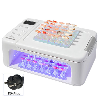 300W High-Power Nail Dryer Lamp with Hand Pillow – 63 LED UV Lamp for Press-On Nails & Gel Curing Machine