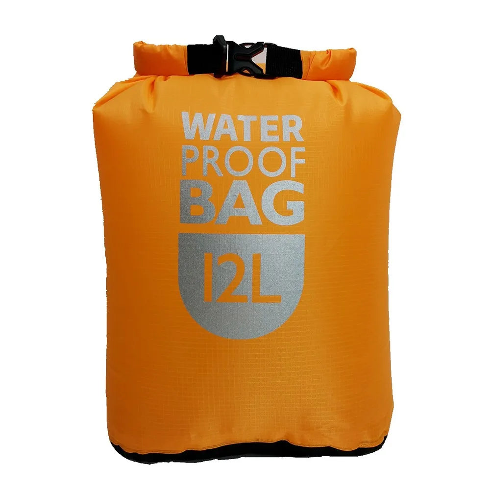6L/12L Outdoor Dry Bag – Waterproof Sack for Fishing, Boating, Rafting, Kayaking, Floating Accessories