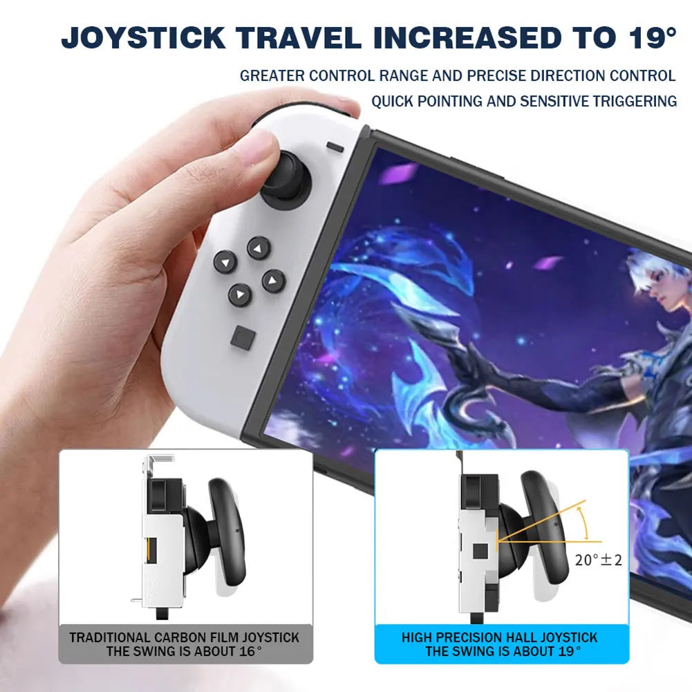 1/2PCS Hall Effect Joystick for Nintendo Switch/Lite/OLED – No Drift Analog Thumb Stick, Electromagnetic Stick