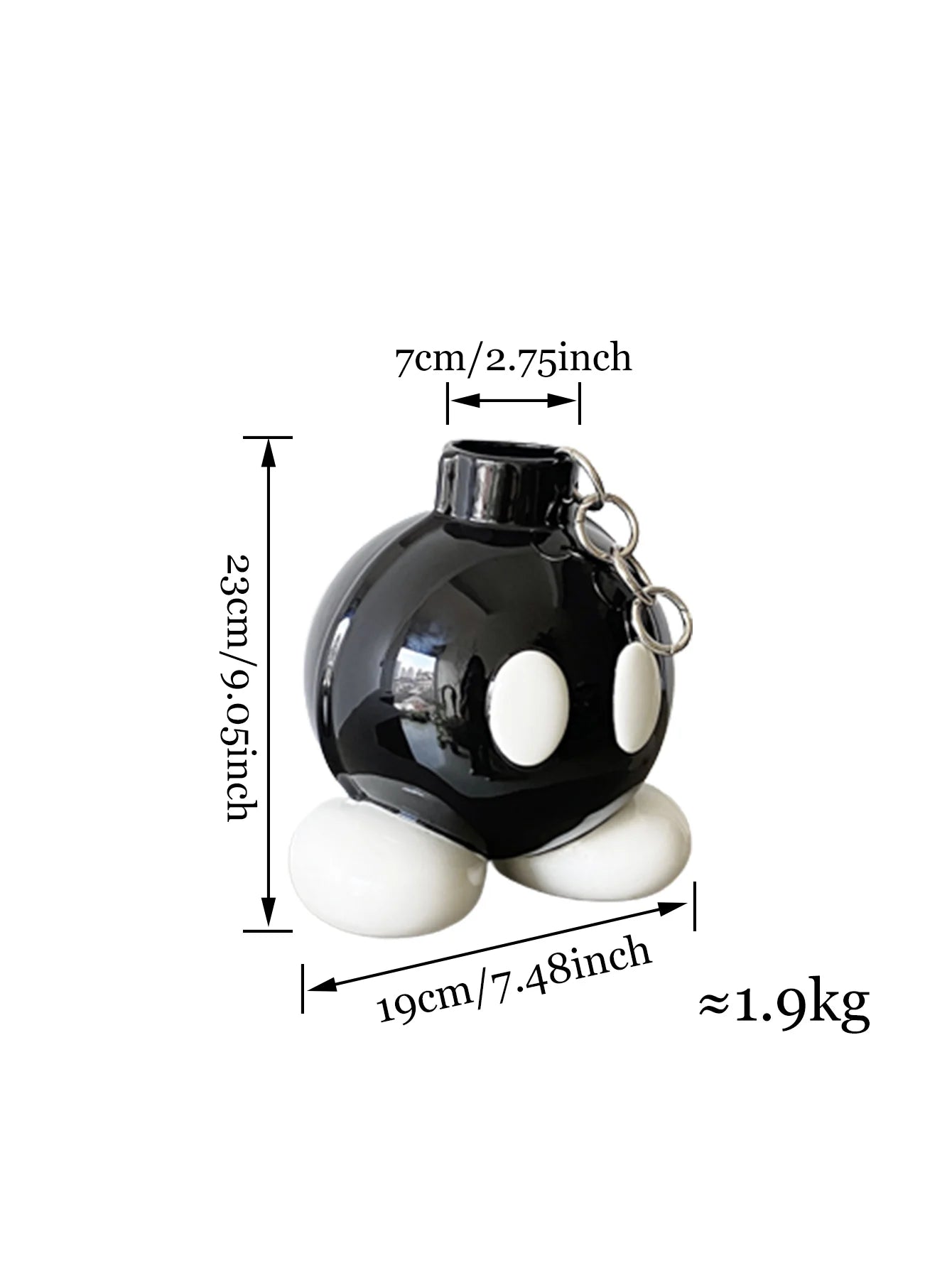 Original High-Style Ceramic Boom Vase – Ins-Style Home Decoration for Living Room, Corridor, Entrance & Balcony