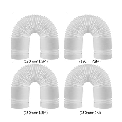 130/150mm Telescopic AC Exhaust Hose – Flexible Duct Extension Pipe for Mobile Air Conditioner Ventilation