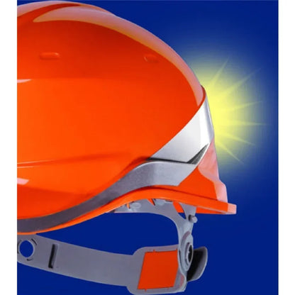 Diamond V High-Vis Reversible Hard Hat – Safety Protection Helmet for Construction